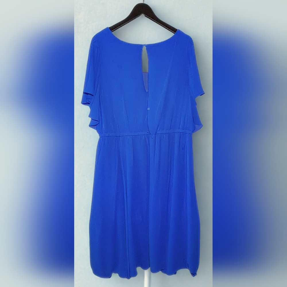 Torrid Blue Dress Vibrant - Picture 2 of 5